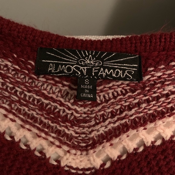 Red Striped Sweater - Picture 4 of 5